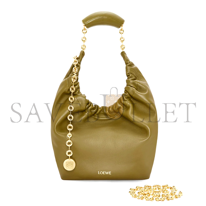 LOEWE SMALL SQUEEZE BAG IN MELLOW NAPPA LAMBSKIN A914NCHX01 (29*24*10.5cm)